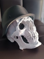 Abdeckkappe STAHLHELM MIT TOTENSCH&Auml;DEL Schutzkappe Anh&auml;ngerkupplung Schutz