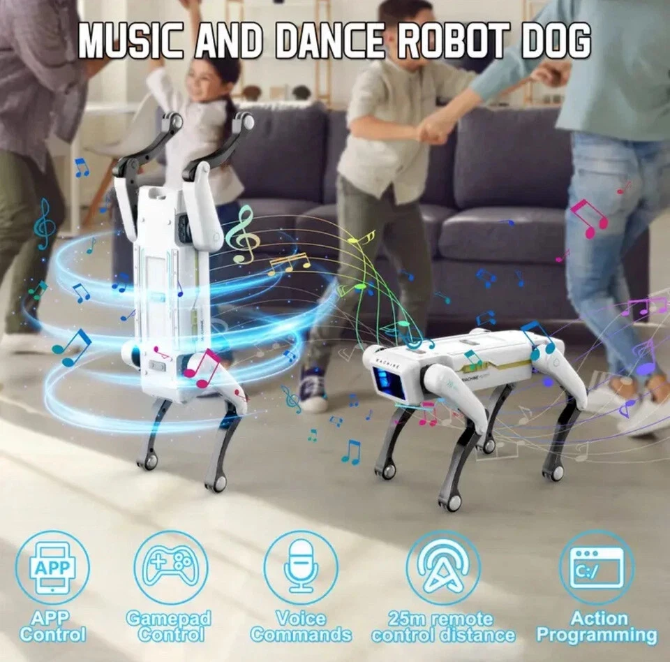ROBOT DOG SHOOTS GEL BALLS ! TEXAS SELLER DOES KUNG FU  MODEL Smart RC Robot Dog - Image 4 of 4