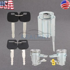For Toyota Tacoma 1995-2003 Ignition Switch & Door Lock Cylinder with 4 Keys