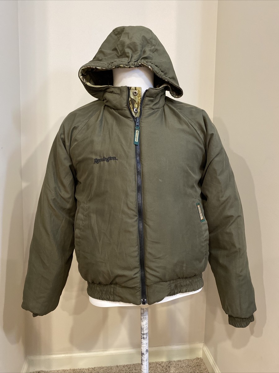REMINGTON Hooded Hunting Camo Reversible Winter Insulated