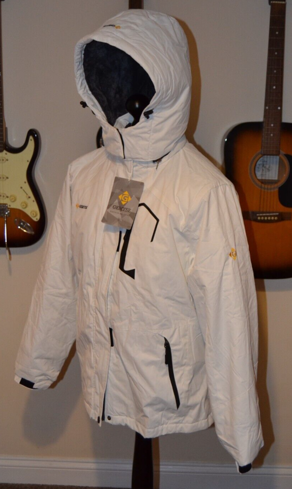 womens white XL ski winter coat parka jacket | eBay