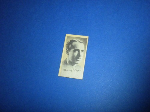 BRADLEY PAGE - movie star card McCrory Co. PEERLESS WEIGHT & VENDING 1930's? - Picture 2 of 3
