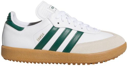 adidas Samba Spikeless Golf White Green Gum JH6151 Men's US4-13.5
