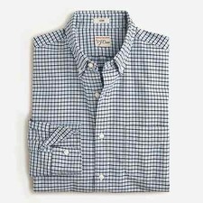 J.Crew Slim Oxford Shirt in Multi-Gingham  M  American Pima Cotton  89.50