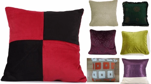 43x43cm Cushion Covers Variety Designs Scatter Cushions Plain Chenille Shaggy