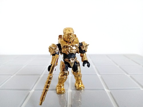 Mega Bloks Halo spartan haunted, electroplated golden