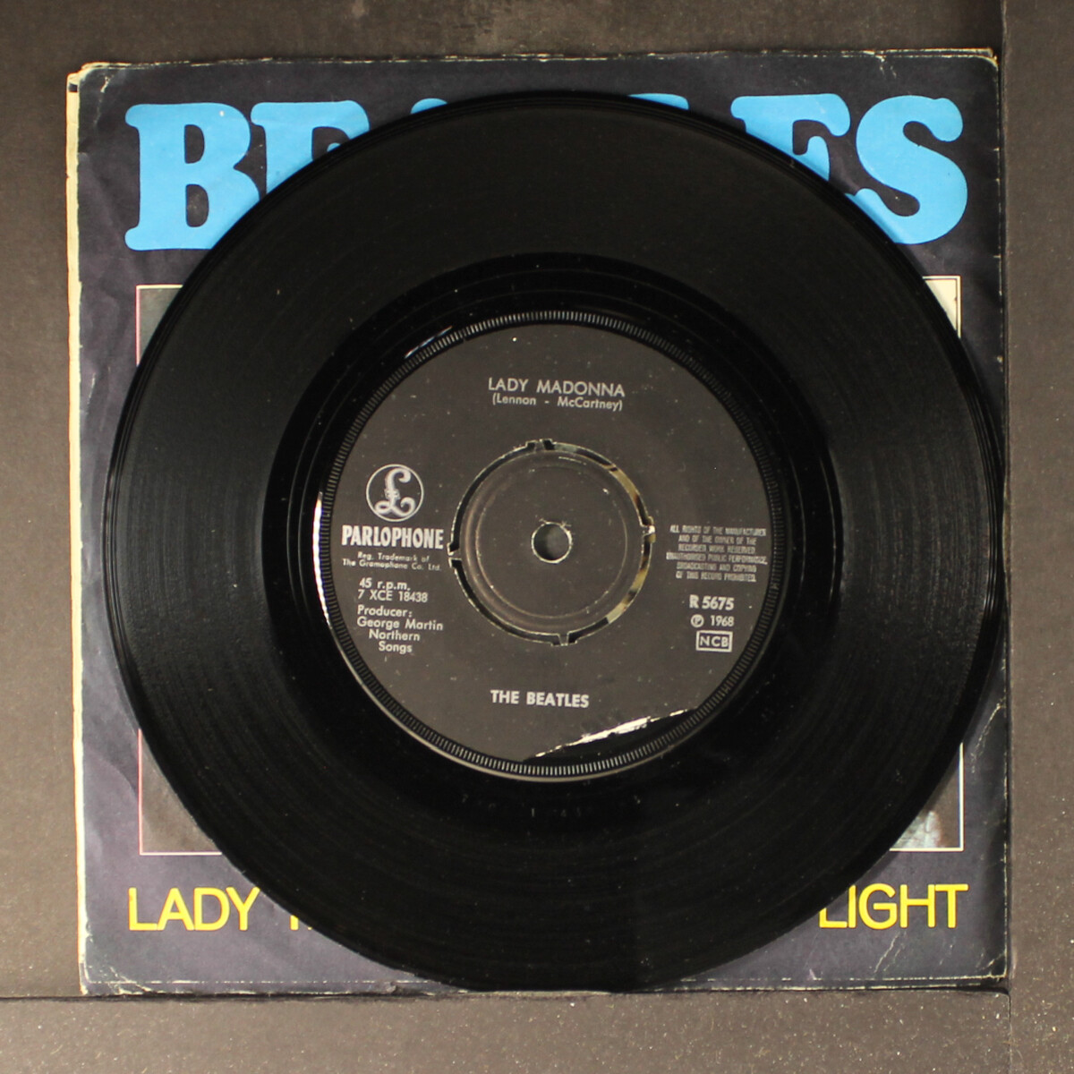 9【Beatles 希少デンマーク原盤】ビートルズ『Lady Madonna The Beatles x DenniLu 