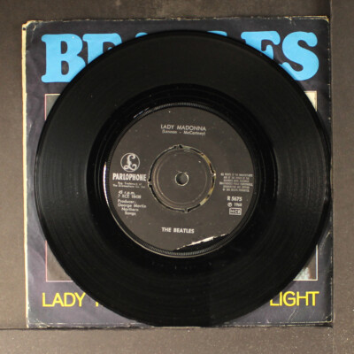 BEATLES: lady madonna / inner light PARLOPHONE 7