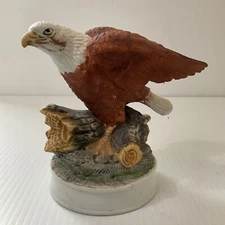 "Birds In Flight" Eagle on Log Americana Collection Royal Heritage 5 1/4" Tall 