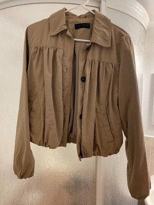 Zara Beige Button Down Jacket Size XS
