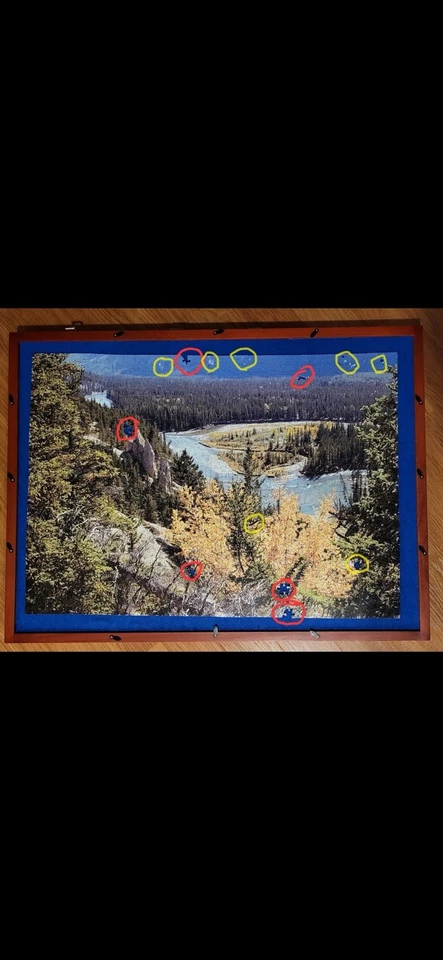 Rompecabezas de madera Wentworth 1500 piezas Hoodoo Trail Above The Bow River - LEER Foto 2 de 2