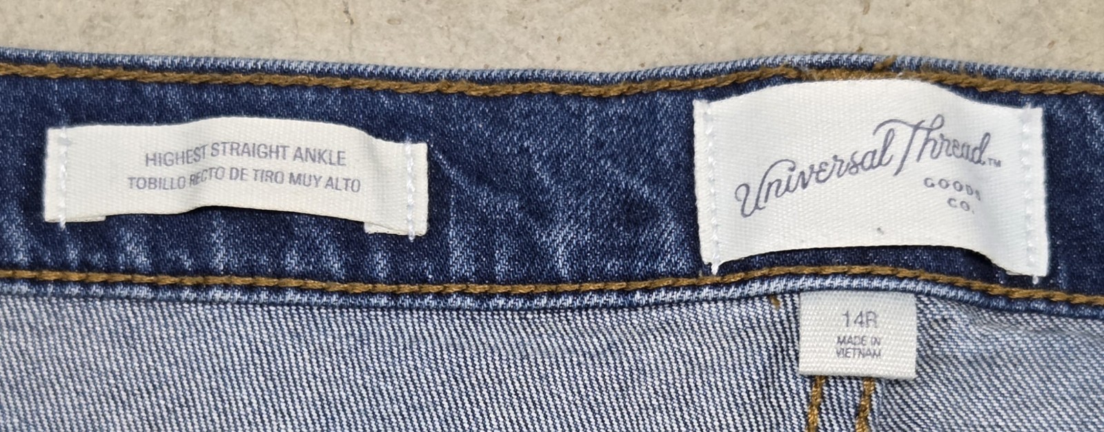 UNIVERSAL THREAD Highest Straight Ankle Jeans Wmn… - image 8