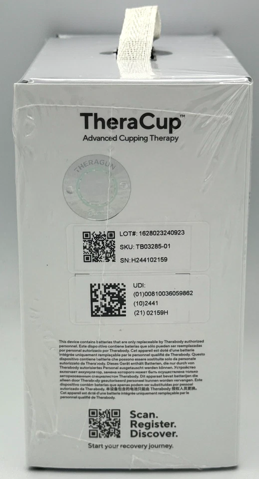 Therabody TheraCup Advanced Cupping Therapy Black Heat - NEW SEALED IN BOX - Image 3 of 4
