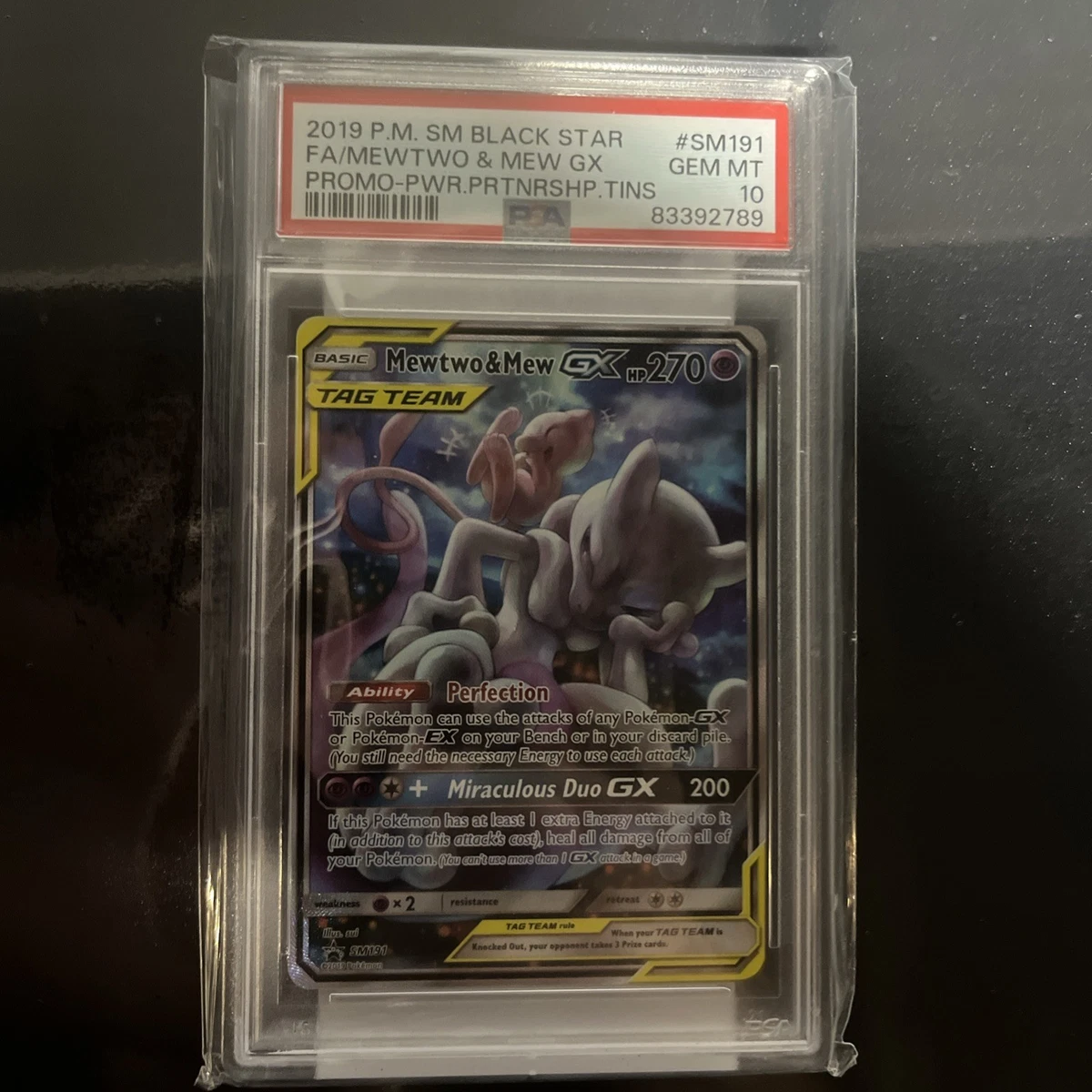 Mewtwo Pokémon TCG Professional Sports Authenticator (PSA) Grade