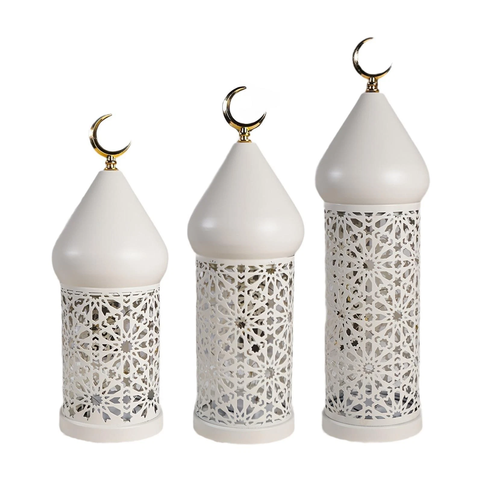 Ramadan Lamp Atmosphere Light Iron Art Design for Party Bedroom