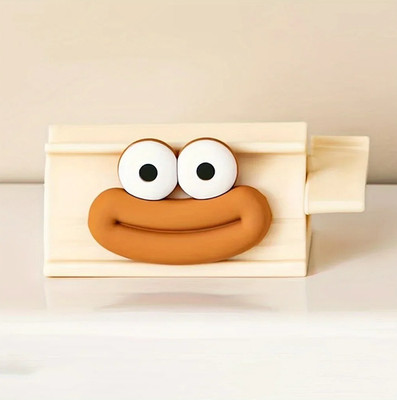 Easy-Open Toothpaste Dispenser   Cute Large-Mouth Manual Bathroom Holder