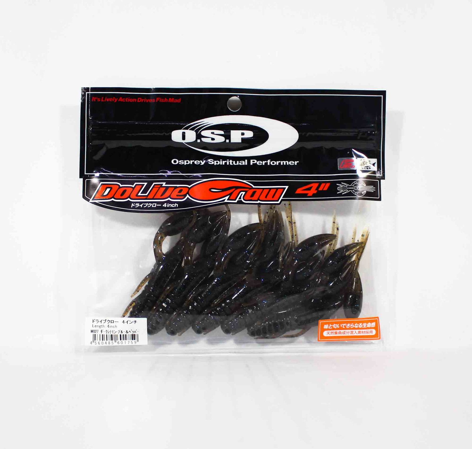 OSP Soft Lure Dolive Craw 4 Inches W-027 (1759)