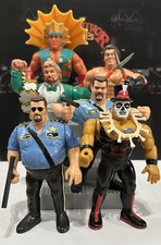 WWF Hasbro Accessory Lot Shango Bossman Steamboat Beefcake Dibiase