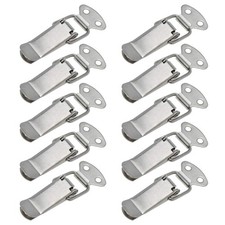 Toggle Latch Spring Stainless Steel Loaded Hardware Silver Catch Box 10 PCS