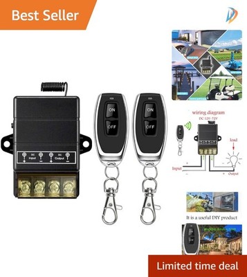 Versatile Wireless Remote Control Switch for Indoor & Outdoor Applications