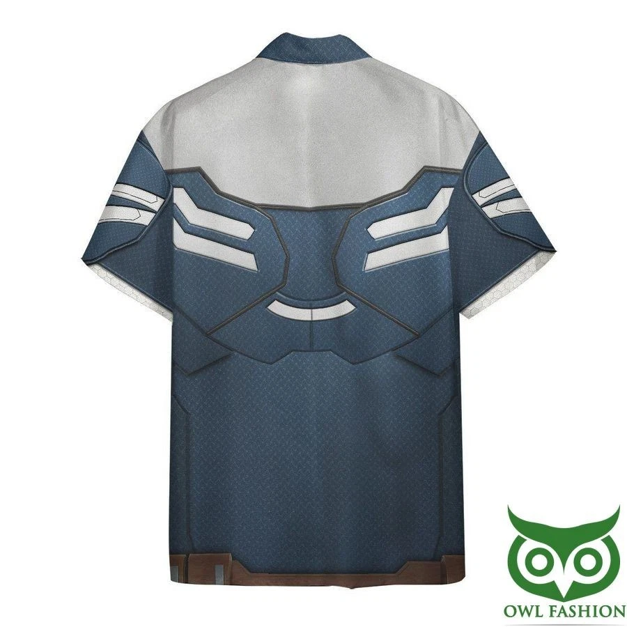 3D Sam Wilson Captain America Custom Hawaiian Shirt