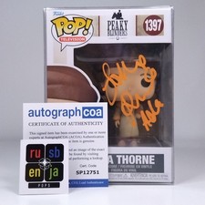 Funko Pop! TV Peaky Blinders Ada Thorne Signed Sophie Rundle COA #1397 WS