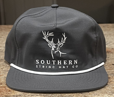 Southern String Hat Co | Grey Buck Rope Snapback Hat