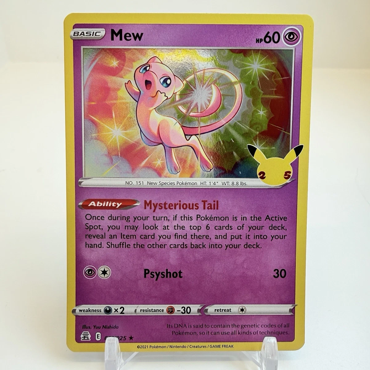 Mew Pokmon TCG Nintendo Holo Rare Individual Collectible Card Game Cards  for sale | eBay