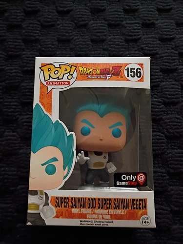 Funko Pop! Dragon Ball Z Vegeta #156 GameStop Exclusive Vinyl Figure