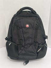 SWISS GEAR Swissgear 3760 ScanSmart Laptop Backpack Black Durable Fabric