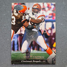 Upper Deck 1995 Dan Wilkinson Cincinnati Bengals #134 Rookie NFL Football Card. rookie card picture