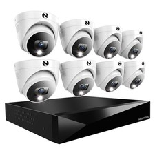 2-Way Audio 12 Channel DVR Security System with 2TB Hard Drive and 8 Wired 2K De