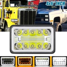 1pc 4x6 Led Headlight Hilo Sealed Beam Drl For Chevrolet Monte Carlo 1980-1988 1pc 4x6 Led Headlight Hilo Sealed Beam Drl For Chevrolet Monte Carlo 1980-1988