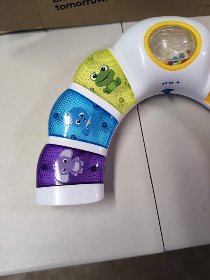 Novo Baby Einstein Glow & Discover Light Bar Brinquedo Musical Idade 3+ Mês, 3 Idioma - Imagem 2 de 4