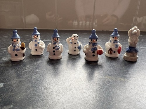 Wade England Porcelain Figurines Snowmen, Cats & Wild Animals - Picture 4 of 7