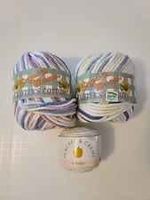 Vintage Yarn Lot Sugar N Cream Crafters Cotton