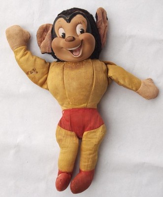 Vintage Ideal Mighty Mouse Soft Toy Doll 1960s
