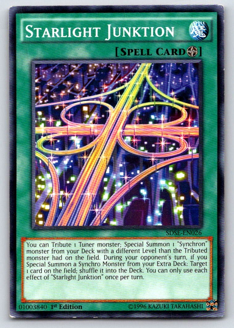Starlight Junktion SDSE-EN026 1st Edition Common LP Yu-Gi-Oh TCG