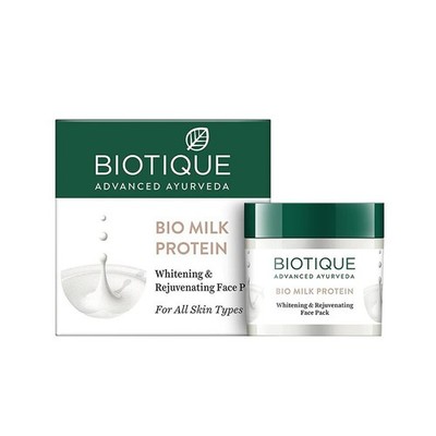 Biotique Bio Milk Protein Instant Glow Brightening Face Pack für alle Hauttypen