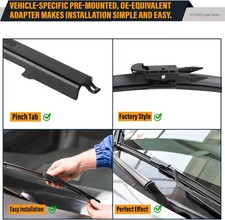 Ricambio lama tergicristallo AUTOBOO 26"+20" per Toyota Avalon 2005-2012