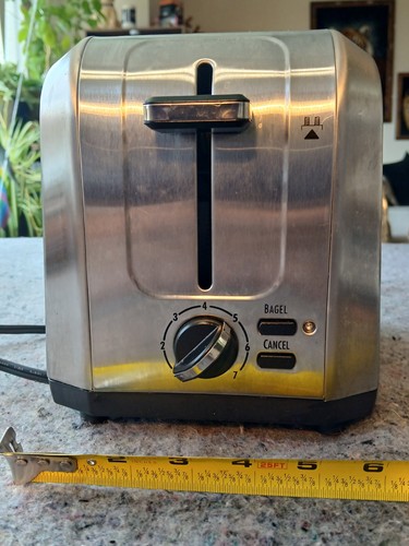 Hamilton Beach 2-Slice Brushed Stainless Steel Toaster 22714G - Picture 8 of 9