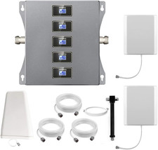 Amplificatore 4G 5G Amplificatore Segnale Cellulare, 5 Bande 800/900/1800/2100/2