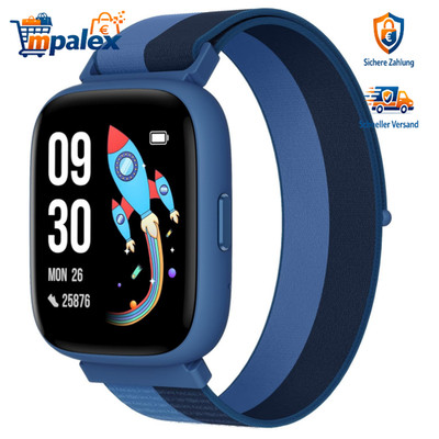Kinder Smartwatch 1,8 Zoll Fitness Tracker Schrittzähler Pulsmonitor Wass