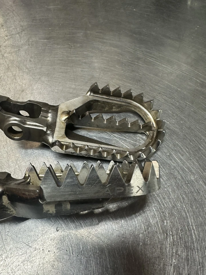 Raptor Apex estriberas clavijas pie de titanio 85-501 sx mc tc fc sxf gasgas ktm husky Foto 2 de 4