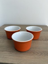 Orange Ceramic Ramekins X3 Bundle The Cook Shop Souffle Dishes