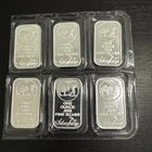 Silver - 6 Bars of 1 oz SilverTowne Prospector Bar