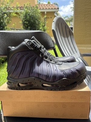 Size 10.5 - Nike Foamposite Boot Eggplant Air Max Foamdome  PRISTINE 