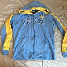FISLL Chicago Sky Reese Blue Yellow Hoodie Size M Basketball WNBA