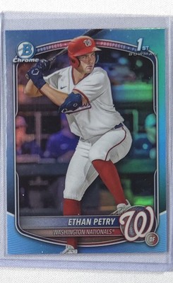 2025 Bowman Draft #BDC-151 Ethan Petry Chrome Blue Refractor #/150