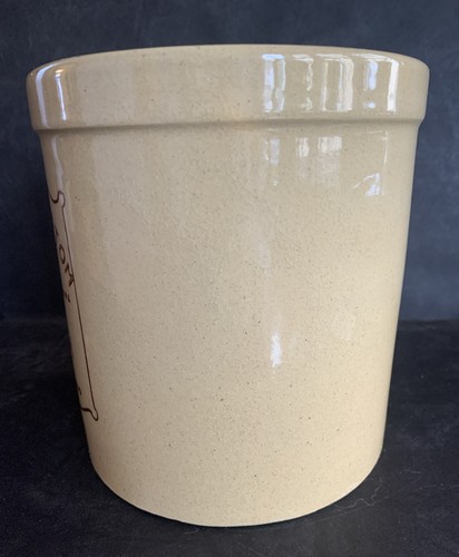 Roseville OH, Ransbottom RRP Co. Pottery 6.25” X 6” Clover Honey Crock, MINT - Picture 3 of 8